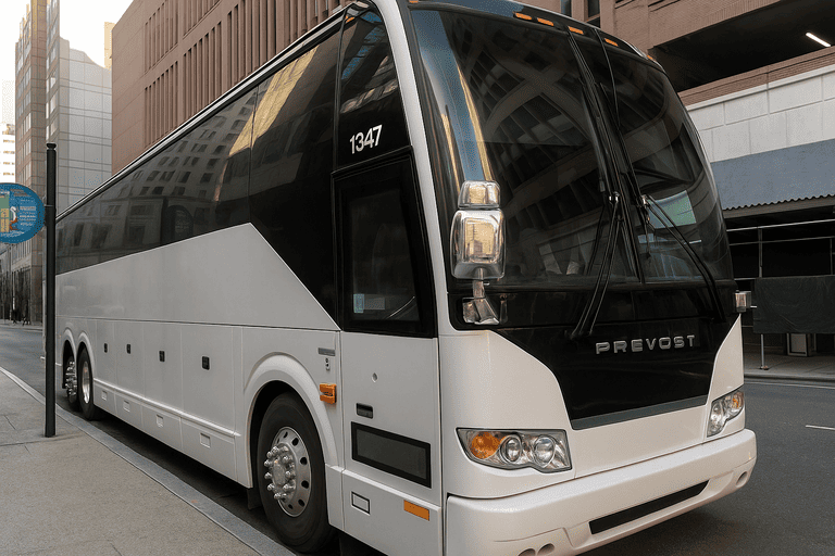 a San Diego Coach Bus Service coach bus