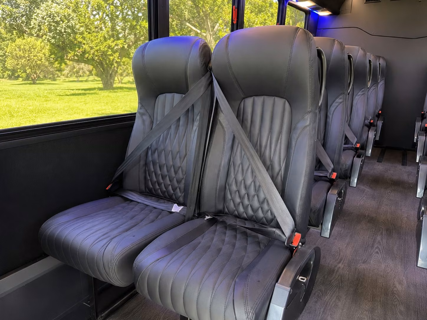 20 passenger minibus inside