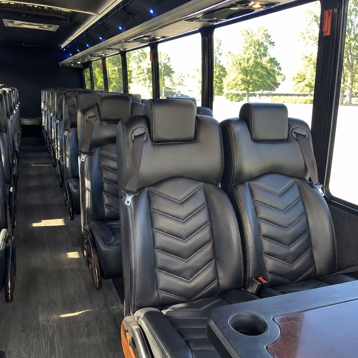 30 passenger minibus inside