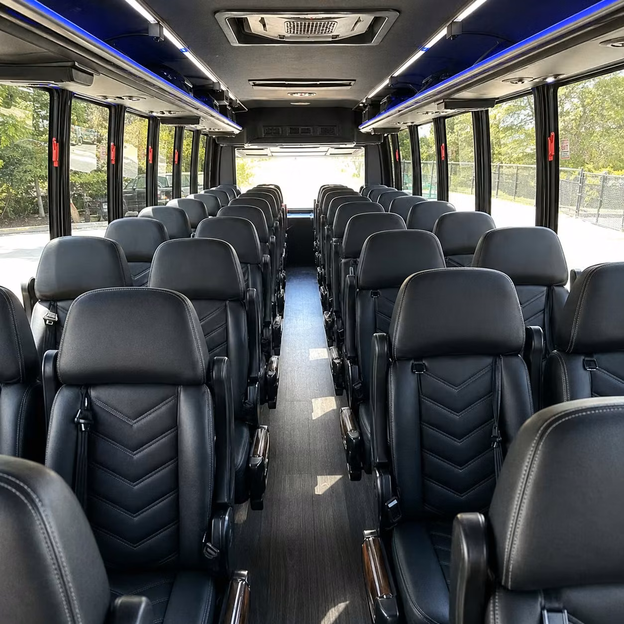 30 passenger minibus interior