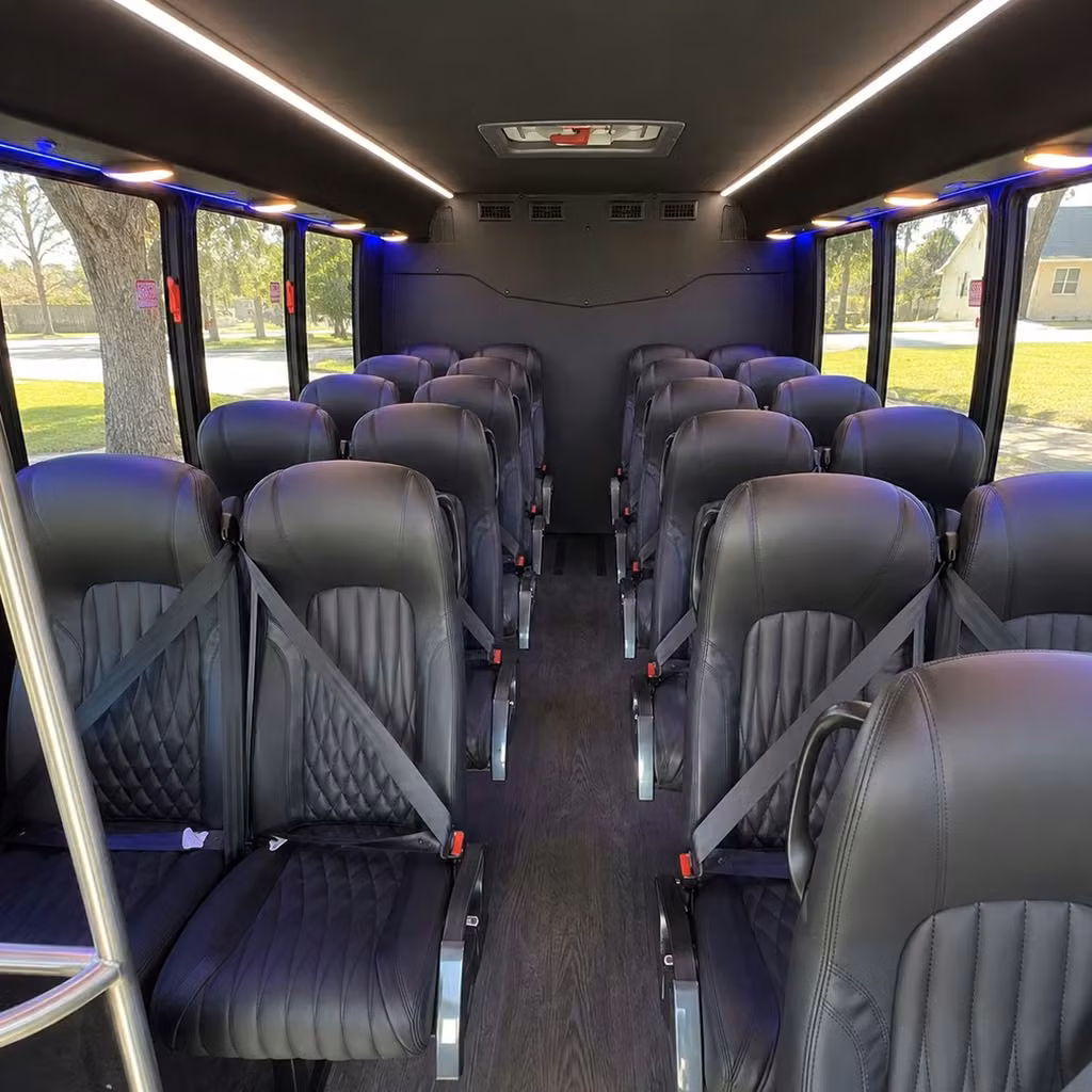 35 passenger minibus inside