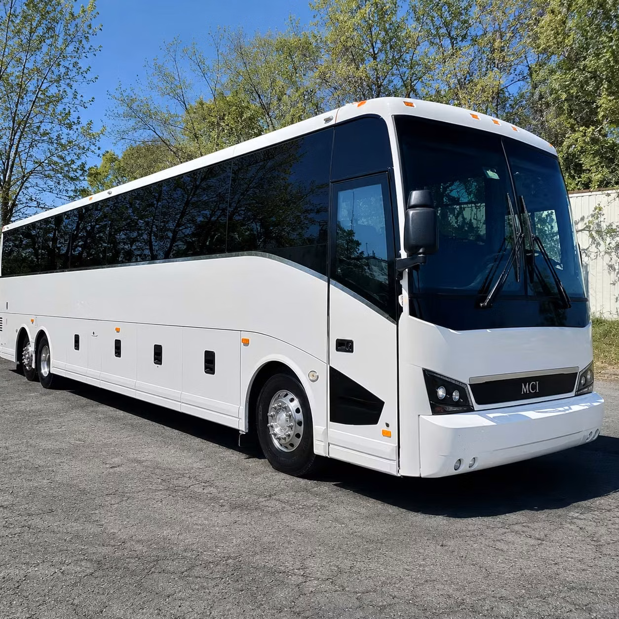san diego charter bus rental exterior
